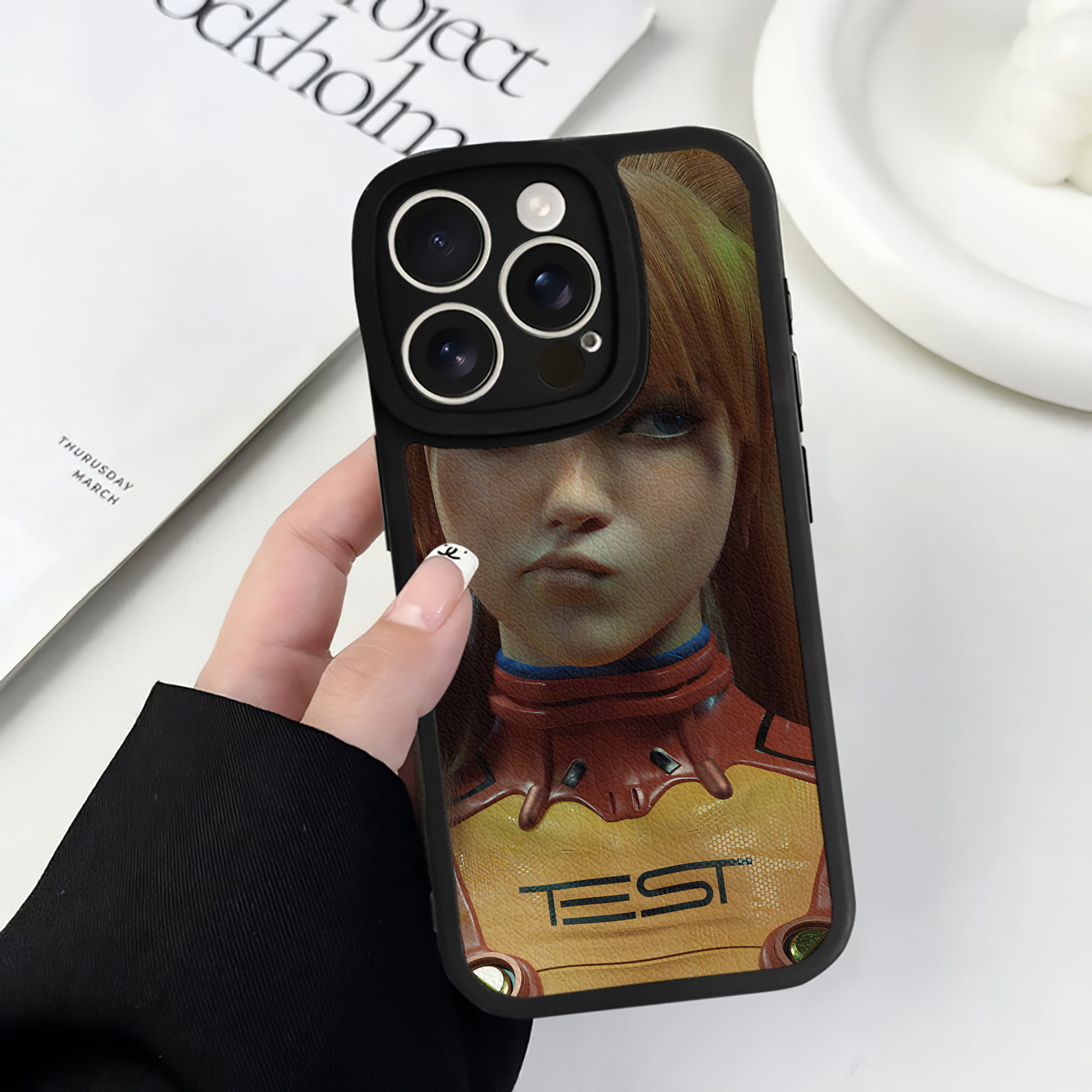 （画像用） EVA 新世紀エヴァンゲリオン 【iPhone 16シリーズ対応】シリコンスマホケース（レザー調） 材質：シリコン